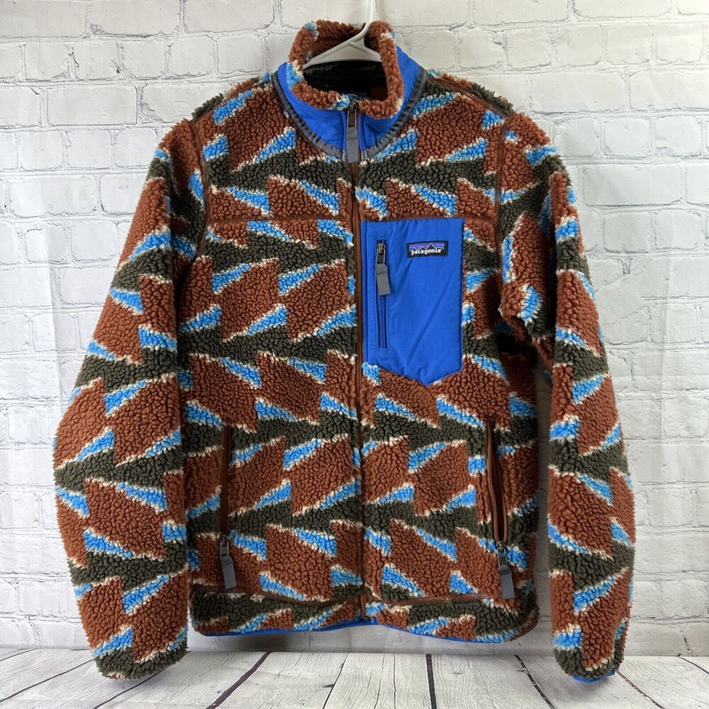 Patagonia Womens Sz XS Retro-X Deep Pile Fleece Jacket‎ Take Root Burnished Red - Picture 2 of 15